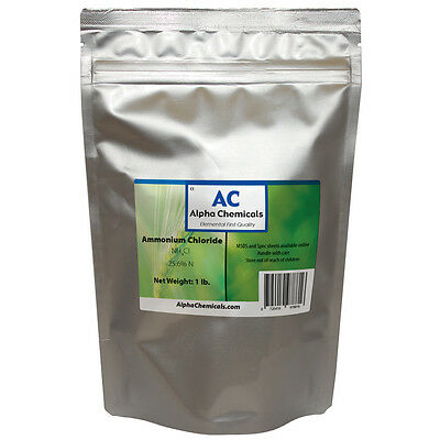 Ammonium Chloride - 1 Pound - 99% Pure