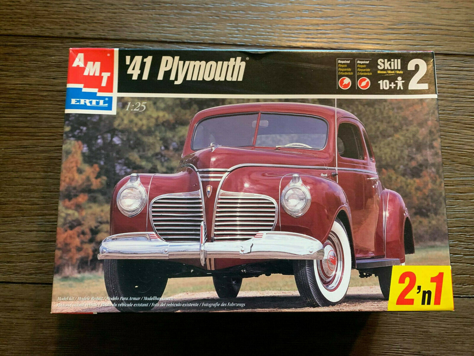 1941 Plymouth Coupe Amt 1/25 Niob! *vintage* ▓rare▓ Rat Rod Sled Classic Nice!