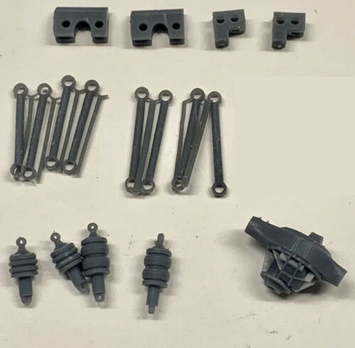 Resin 4 Link Rear Suspension Dropped Custom Pro Touring Ford 9 Axle 1/24 1/25