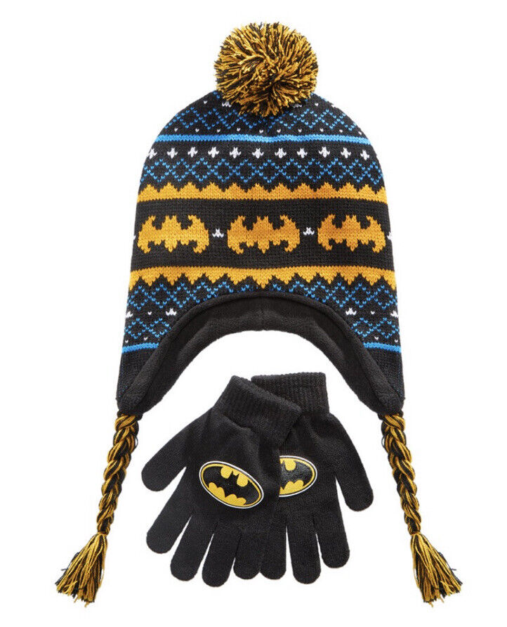 Berkshire Boys Batman 2 Pc Hat & Gloves Set