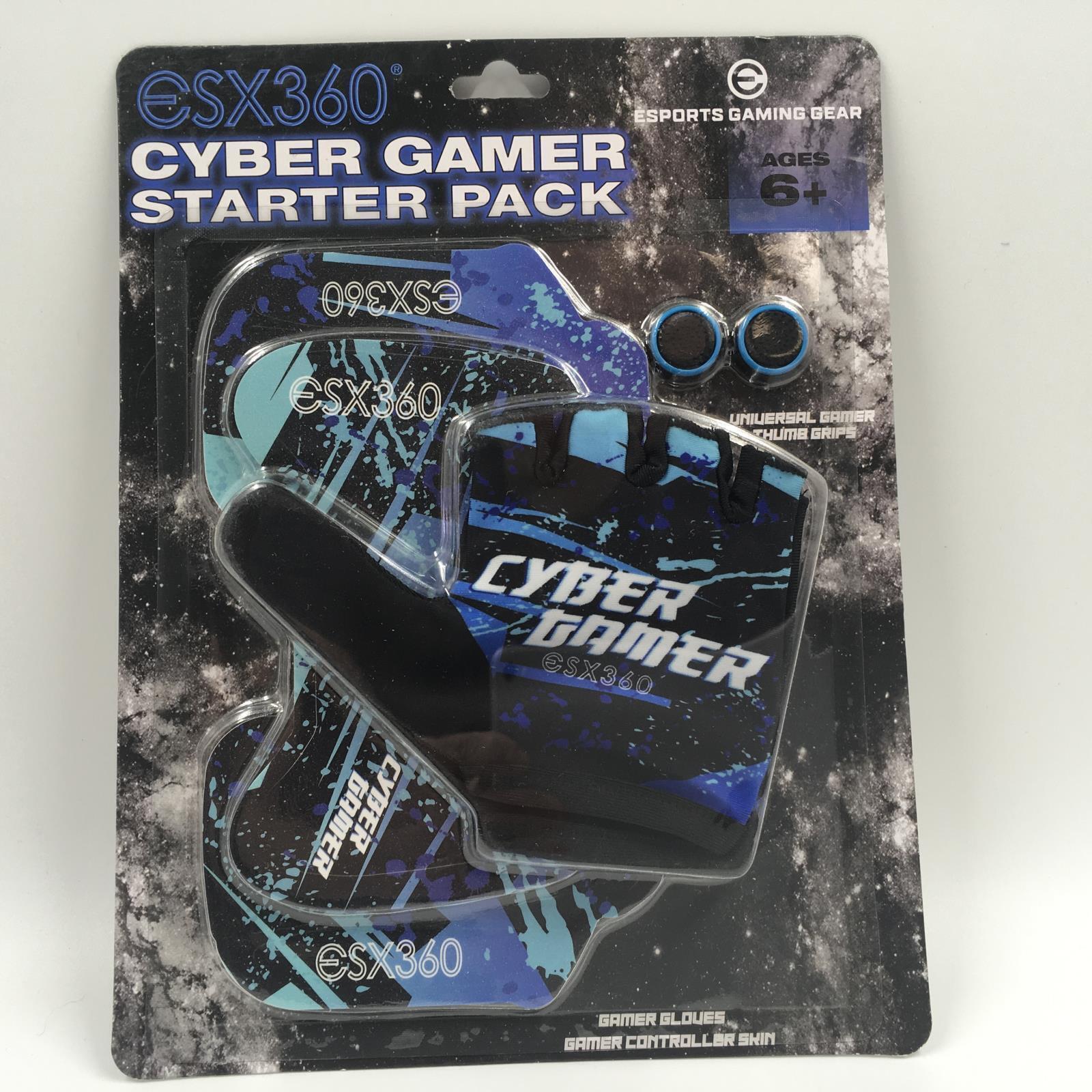 Esx 360 Cyber Gamer Starter Pack Includes Gamer Gloves And More! -brand New 6+