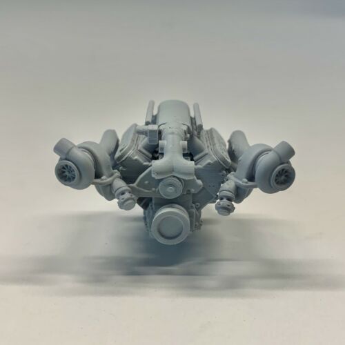 Resin Chevy Ls Twin Turbo Motor Engine Swap For Model Kits 1/24 1/25