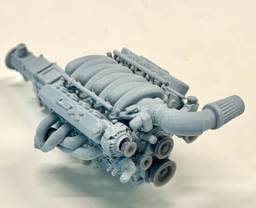Resin Chevy Gm Lsx Engine Motor Engine Swap For Model Kits 1/24 1/25