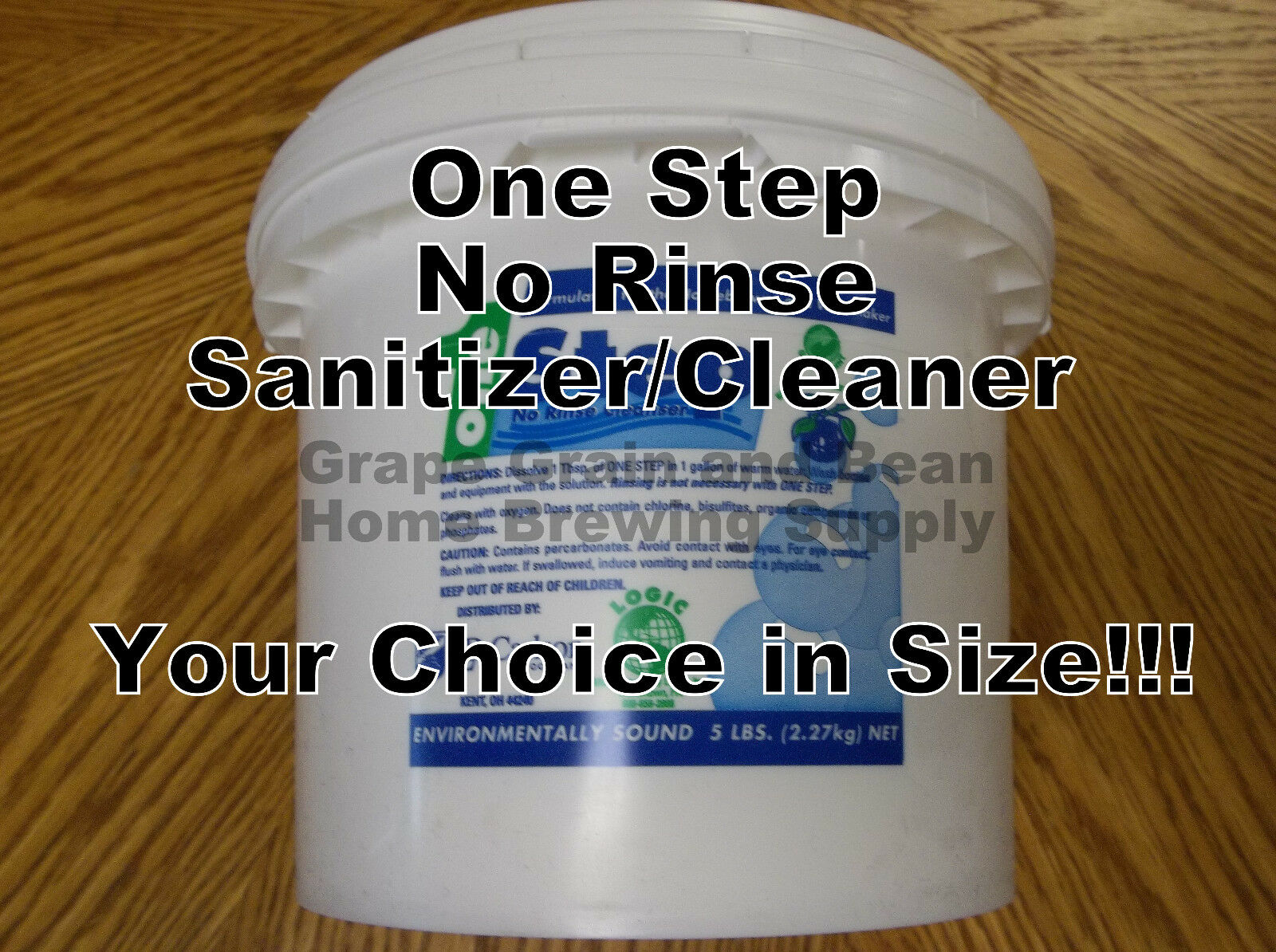 One Step Cleanser, Sanitizer, No Rinse Cleaner/sanitizer, Your Choice In Size!!!
