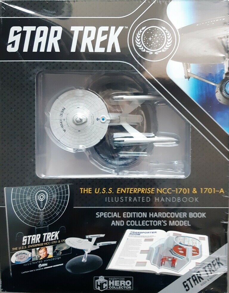 Star Trek: The U.s.enterprise Ncc-1701 Illustrated Handbook Plus Collectible