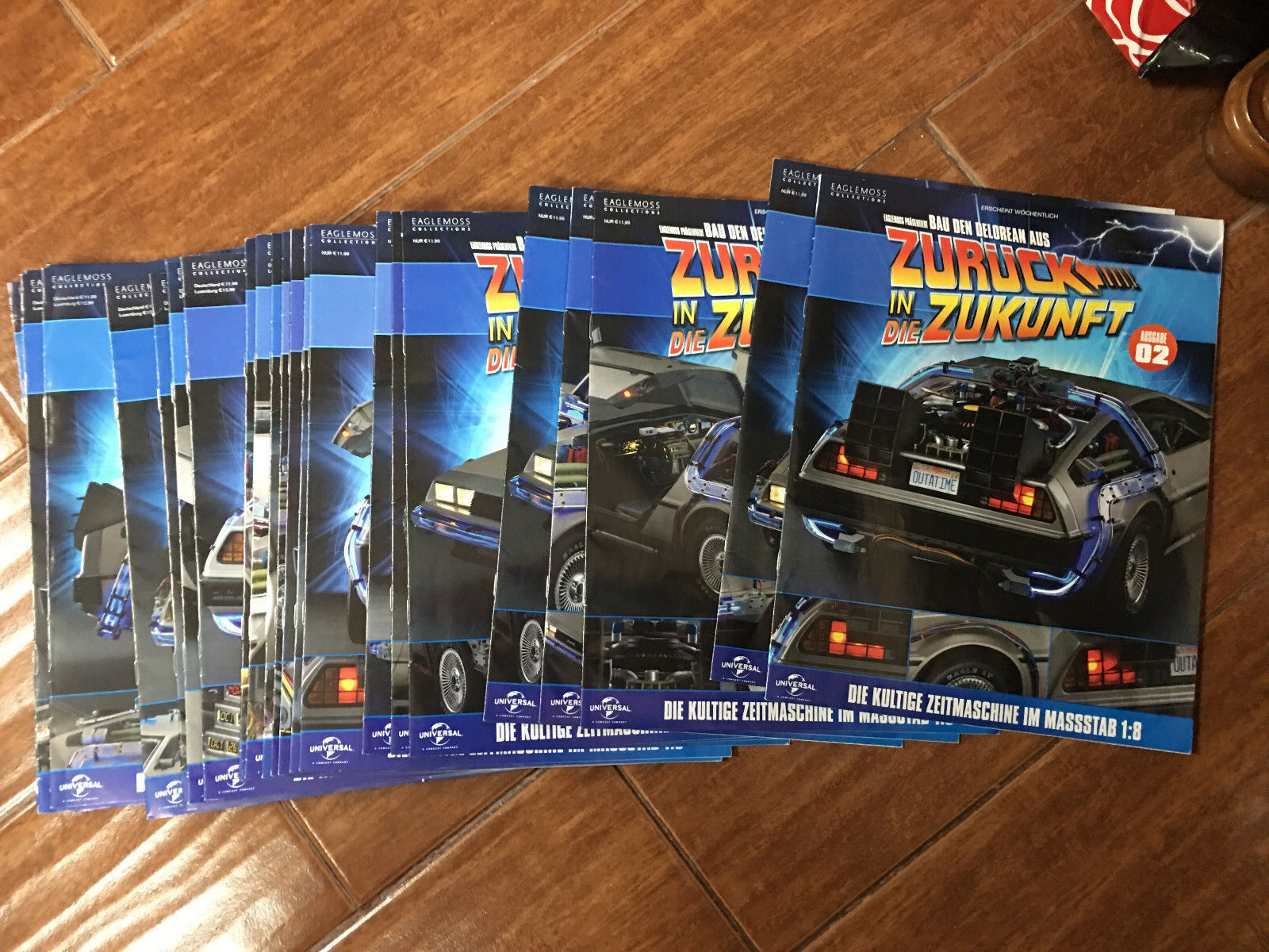 Eaglemoss Delorean Magazines In German 1-23, 31-36,38-42. Great For Helping To L