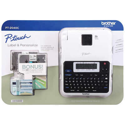 Brother P-touch 2040c Label Maker With Two Bonus Laminated Tze Tapes New