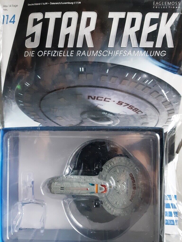 Star Trek Official Starships Magazine #114 Challenger Klasse U. S. S. Buran