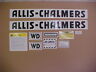 Decal Set For Allis Chalmers Wd Decal Set, Tractor