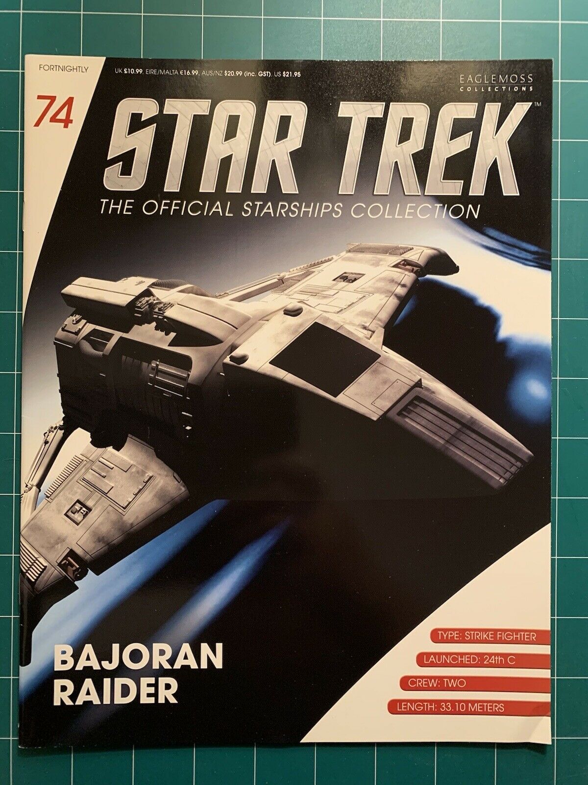 Eaglemoss Star Trek Bajoran Raider Issue # 74 Model And Magazine