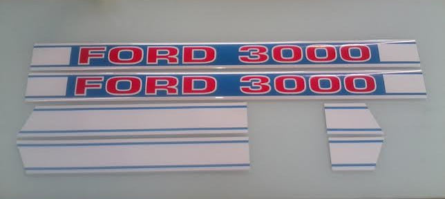 Ford 3000 Hood Decals