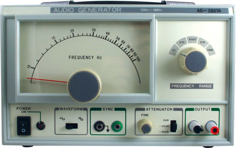 10hz To 1mhz Signal Generator, 5 Decade Bands