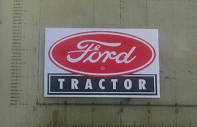 Vintage Ford Tractor Sticker Decal Sign 4"x2.4"