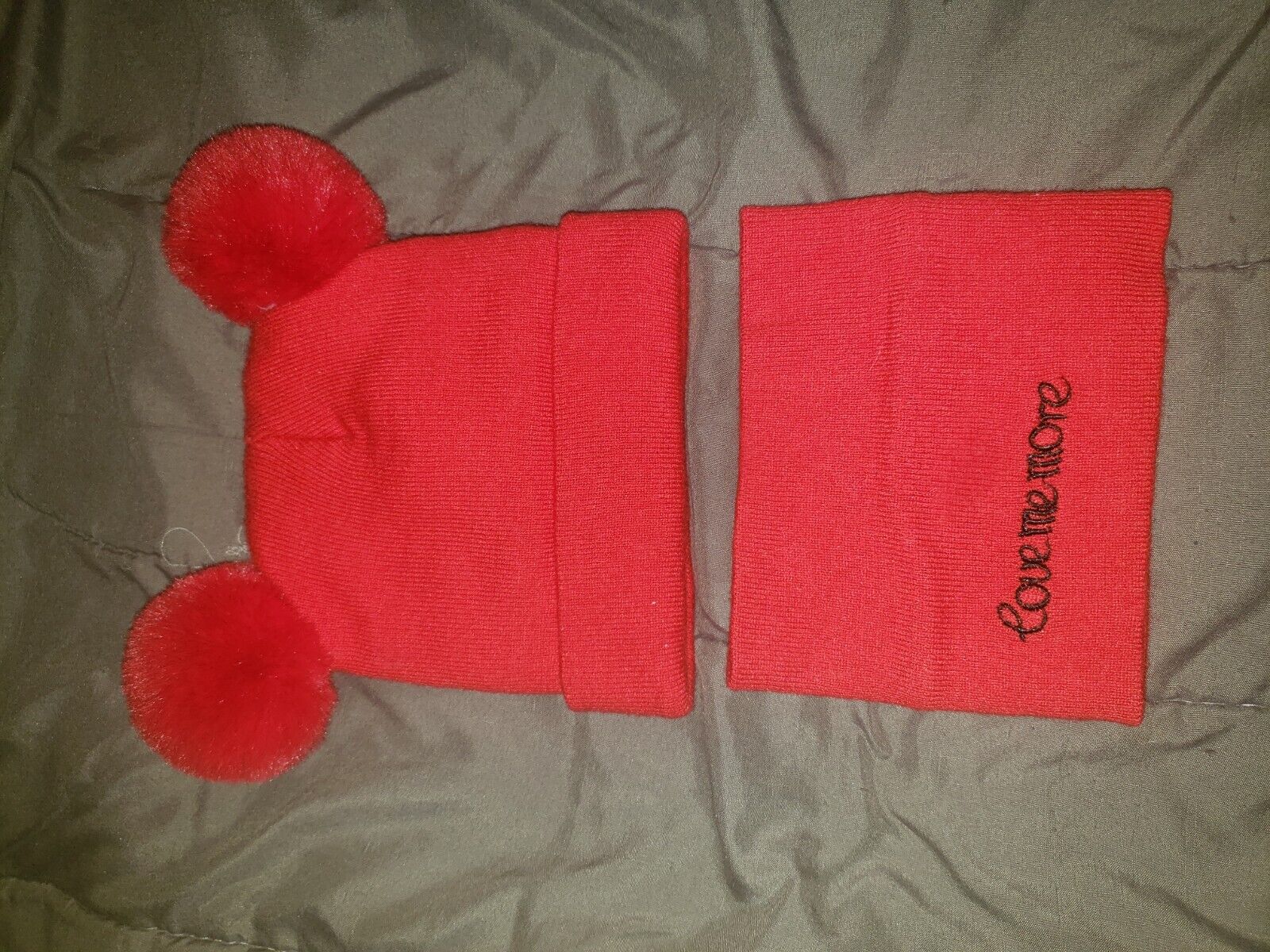 Set Of Toddler Hat And Neck Warmer Size 12-24mo