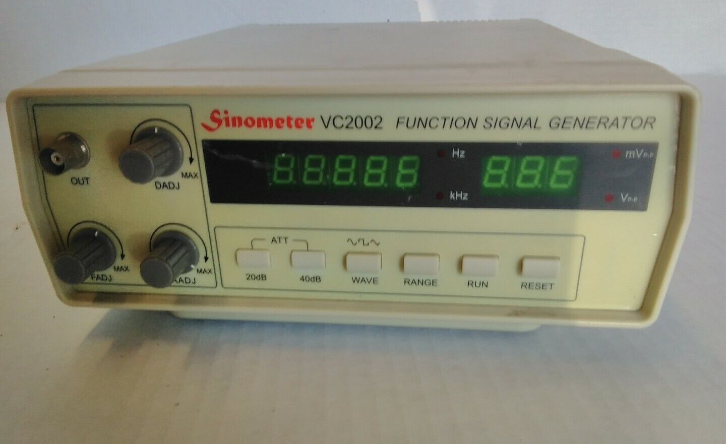 Sonometer 2mhz Function Generator Vc2002