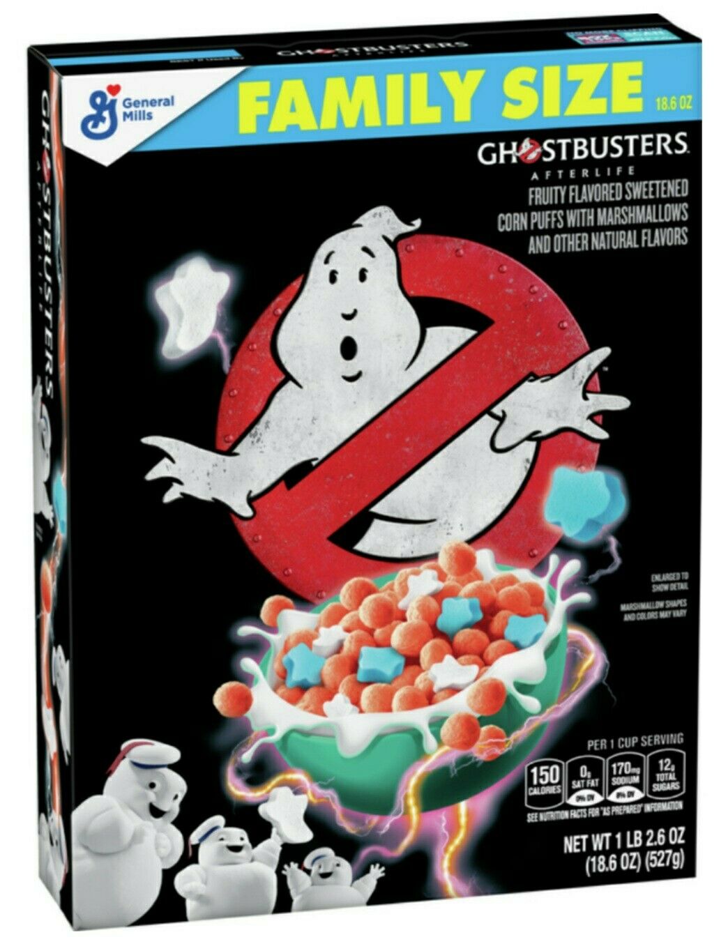 General Mills Ghostbusters Afterlife Family Size Cereal 18.6 Oz