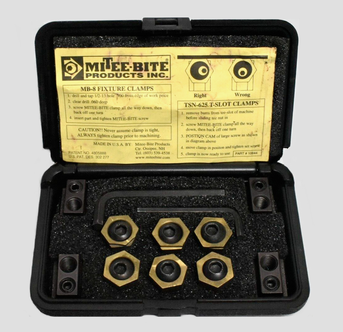 Mitee-bite T-slot 5/8" Clamping Kit