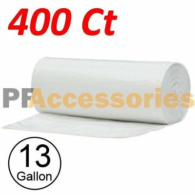 400 Strong 13 Gallon Commercial Kitchen Trash Bag 13 Gal Garbage Bag Yard Clear