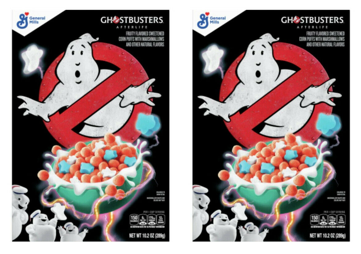 2 General Mills Ghostbusters Cereal 10.2 Oz Boxes