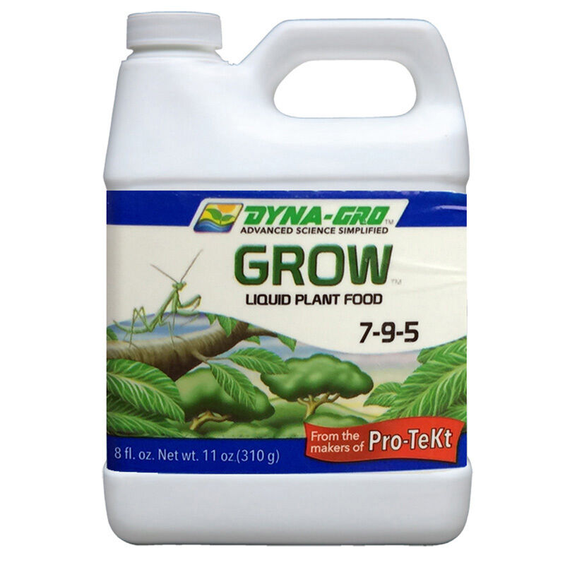 Dyna Gro Grow 7-9-5 8 Oz. Liquid Plant Food Fertilizer Hydroponics Bloom