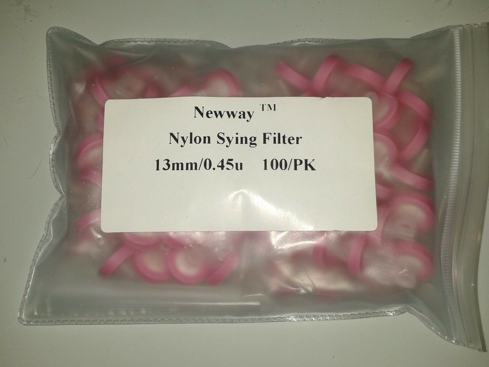Nylon66 Syringe Filter 13mm/0.45u ,  100/pk, Hplc, Ly-1001