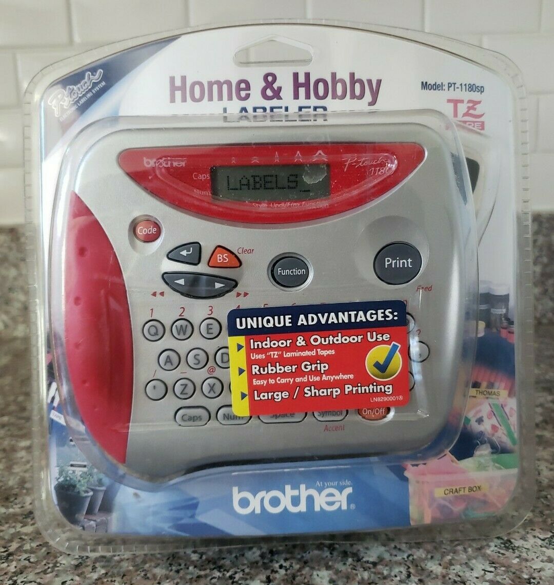 Brother P-touch Pt-1180sp Electronic Labeling System Brand New Factory Sealed