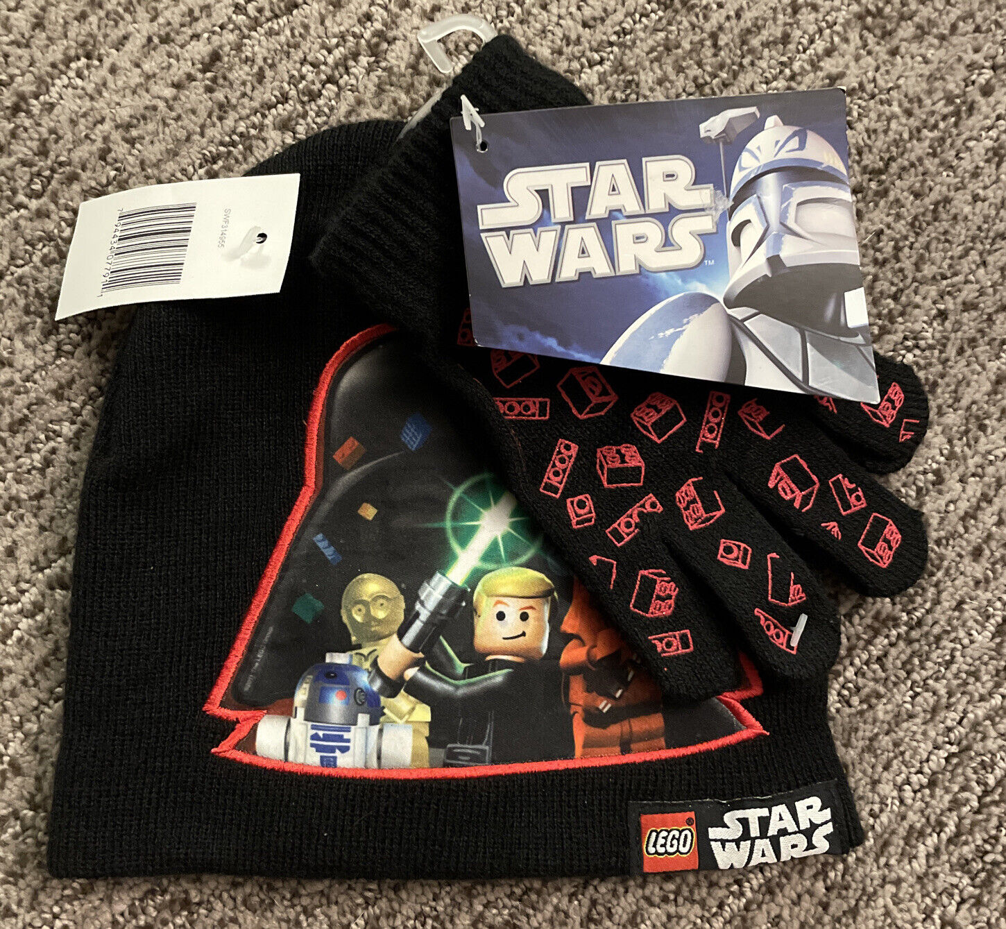 Lego Star Wars Winter Hat And Gloves