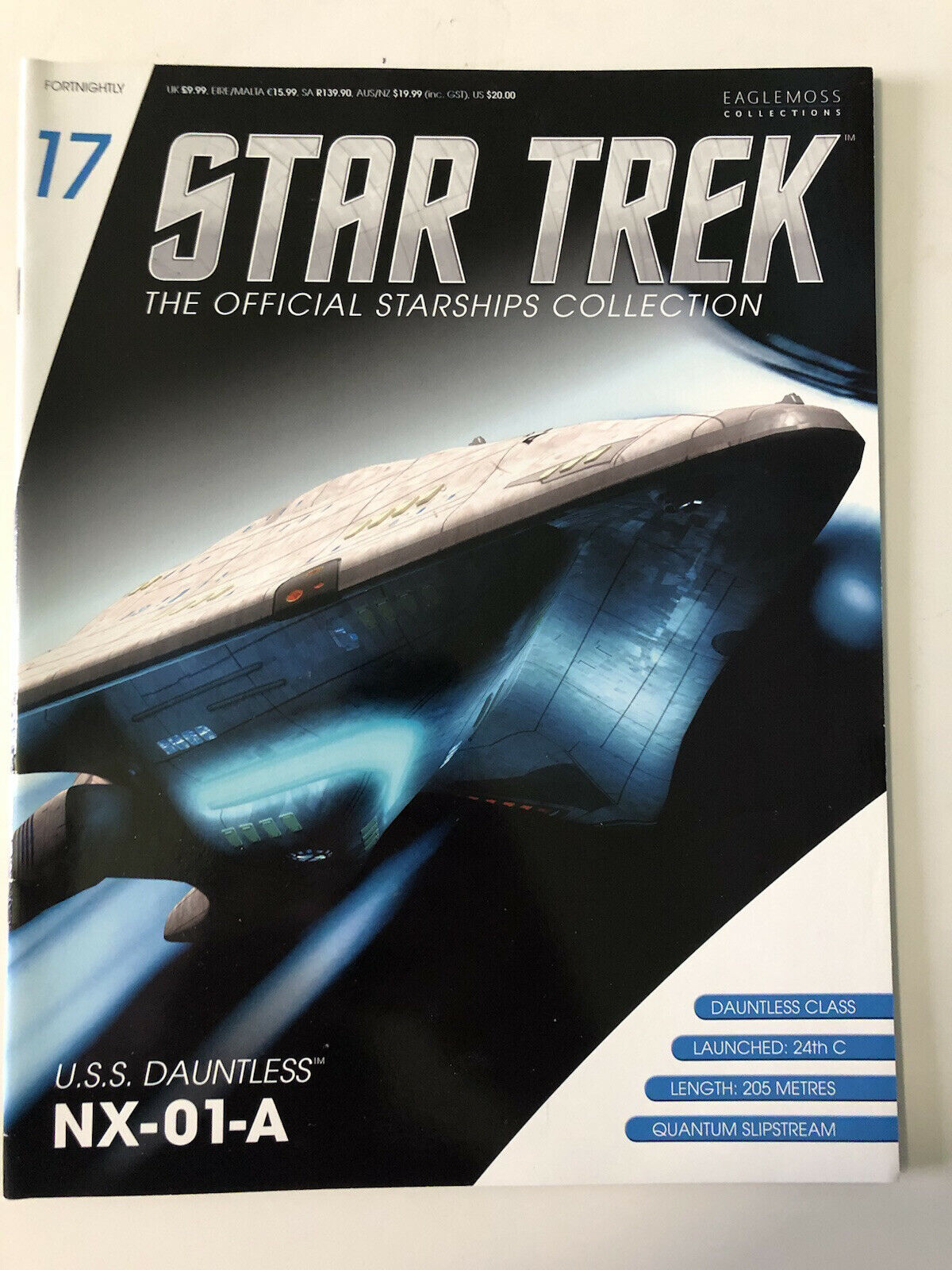 Eaglemoss Star Trek Official Collection Uss Dauntless Nx-01-a - Magazine Only