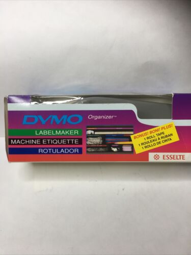 Vintage 1996 Dymo Storage Organizer 1610-03 Labelmaker W/box