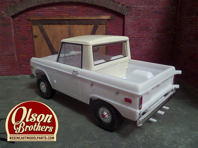 Olson Brothers Resin Half Cab Conversion Kit For Revell 1/25 Ford Bronco