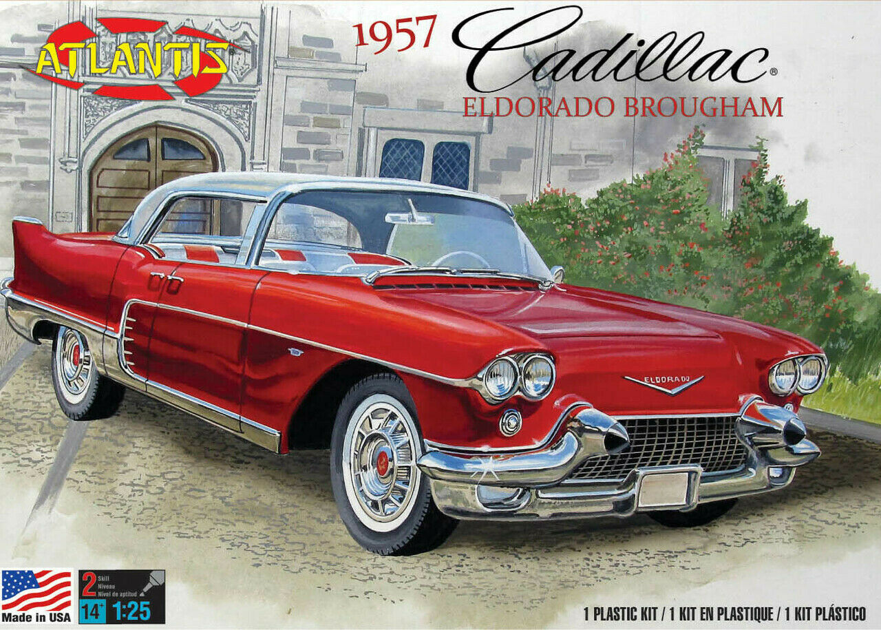 Atlantis 1957 Cadillac Eldorado Brougham 1:25 Scale Model Car Kit 1244